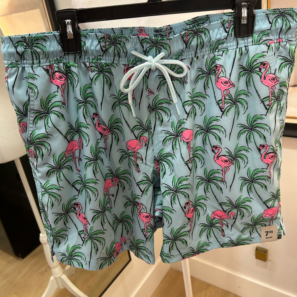 Tropical Flamingo Swim Shorts